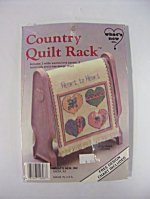 6 1/2"X5 1/2" Miniature Country Quilt Rack