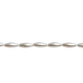 4x12MM White Oval Pearl