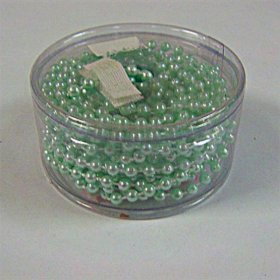 4MM Molded-On-Thread Pearl String - Mint Green