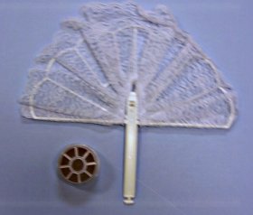 Large Lace Fan W/ Foam
