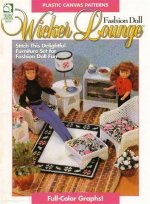Fashion Doll Wicker Lounge