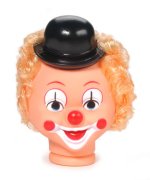 Vintage 6" Clown Head W/Hat