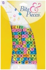 Square Alphabet Beads - Value Pack