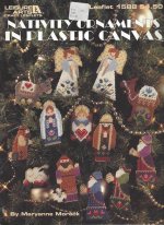 Nativity Ornaments in Plastic Canvas
