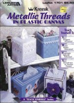 Metallic Threads in Plastic Canvas