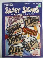 Sassy Signs in Plastic Canvas