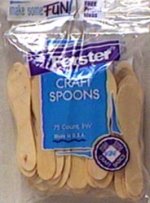 Wooden Craft Spoons - 75/Pkg