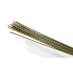 18" Green Cloth Covered Stem Wire 18 Gauge