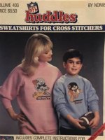 NFL Huddles/Sweatshirts for Cross Stitchers (waste canvas)