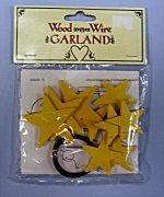 Star Wood'n Wire Garland
