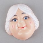 Vintage 4" Mrs. Claus Face