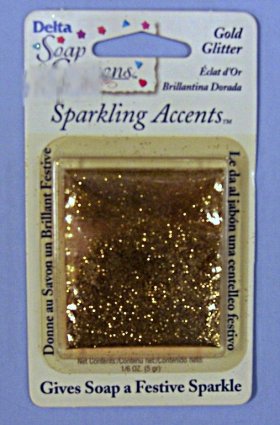 Gold Glitter Sparkling Accents