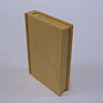 Unfinished 1 3/8 x2"x7/16" Wood Book