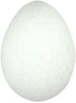 White Styrofoam Egg 2-1/2"X1-7/8"
