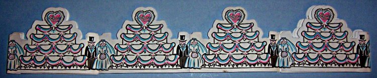 9\' \"Wedding Cake\" Paper Garland
