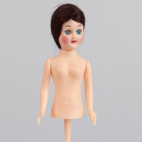 Vintage 4 1/4" Half Doll on a Pick