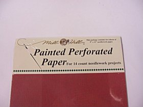 9"X12" Painted Perforated Paper 14 Count