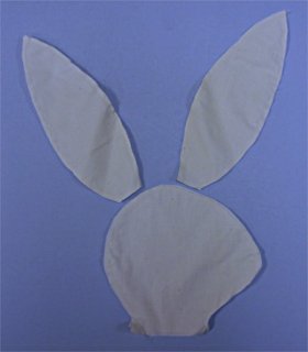 7" Muslin Rabbit Head & Ears