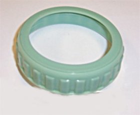 Small Mouth Light Green Plastic Mason Jar Top