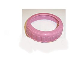 Small Mouth Light Rose Plastic Mason Jar Top