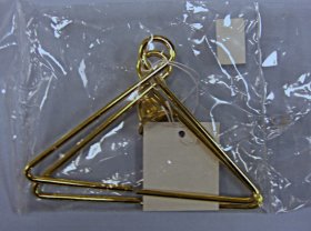 4" Gold Metal Bell Pull