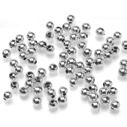 4MM Silver Pearl
