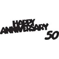 14 Gram \"50th Anniversary\" Confetti