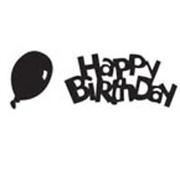 14 Gram \"Happy Birthday\" W/ Balloons Confetti