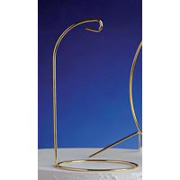 7" Gold Metal Ornament Stand w/ Hanger