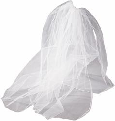 2-Tiered Pearl Edged Bridal Veil