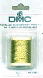 DMC Metallic Embroidery Thread - 43.7 yards