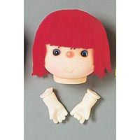 Vintage 3 1/2" Santa Doll Head