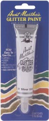 Aunt Martha\'s Ballpoint Glitter Paint Tubes - 1 Ounce
