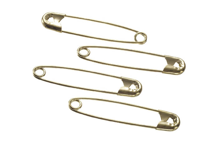 #3 Gold Safety Pin