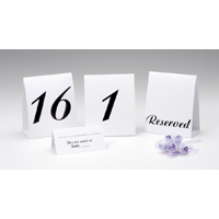 Reserved Table Tent Cards