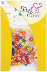Round Alphabet Beads - Value Pack