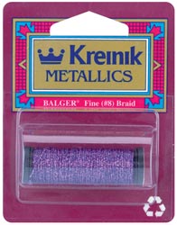Kreinik Fine Metallic Braid #8 - 11 Yards